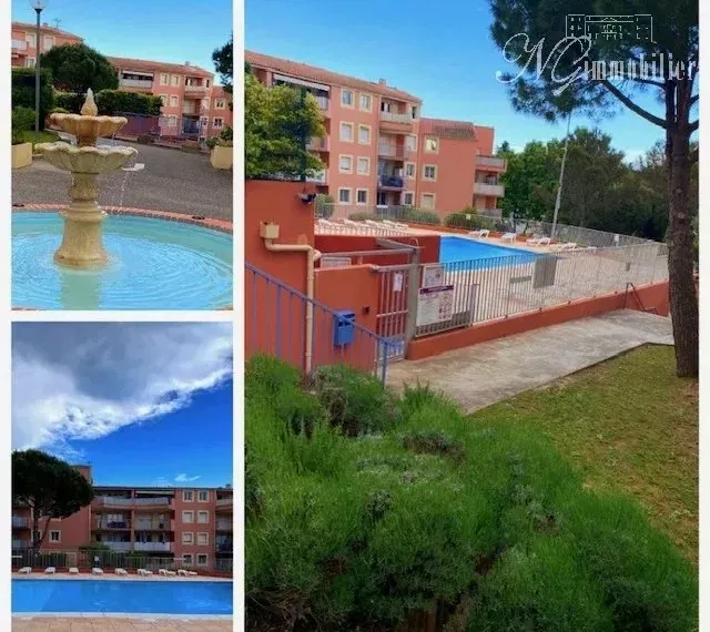 Appartement 2 chambres avec piscine en résidence