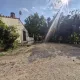 Maison de campagne avec bois de chênes
